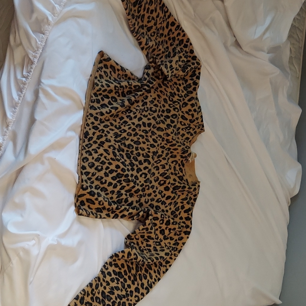 Leopard print sweater